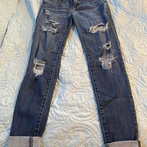 American Eagle Hi Rise super stretch jeggings 0